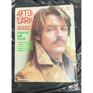 After Dark Magazine With Perry King on the cover January 1977